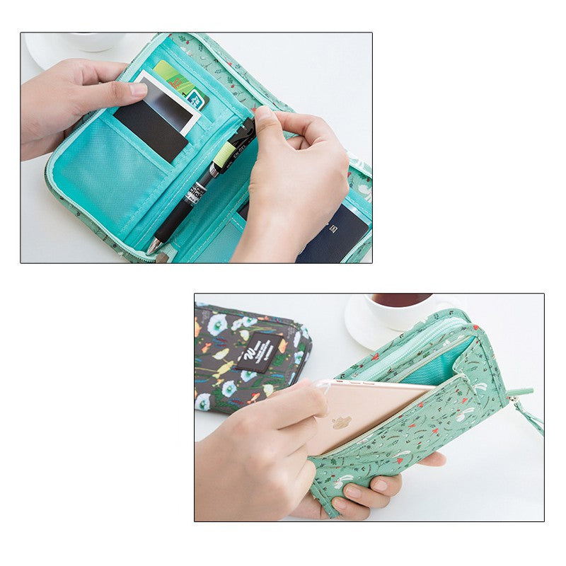 Large capacity cute ticket holder passport bag can waterproof bag