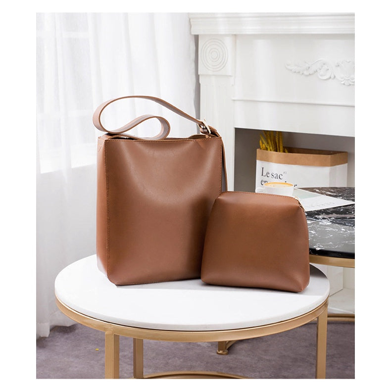 IELGY New Korean version of the bucket bag female shoulder slung handbag