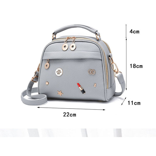 Hot spot new lipstick crossbody shoulder bag ladies handbag