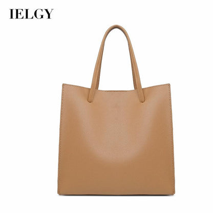 IELGY One shoulder Crossbody Large capacity Simple Black Fashion Retro Women's bag Portable