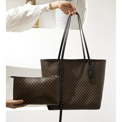 IELGY ladies fashion retro temperament printing large-capacity shoulder bag