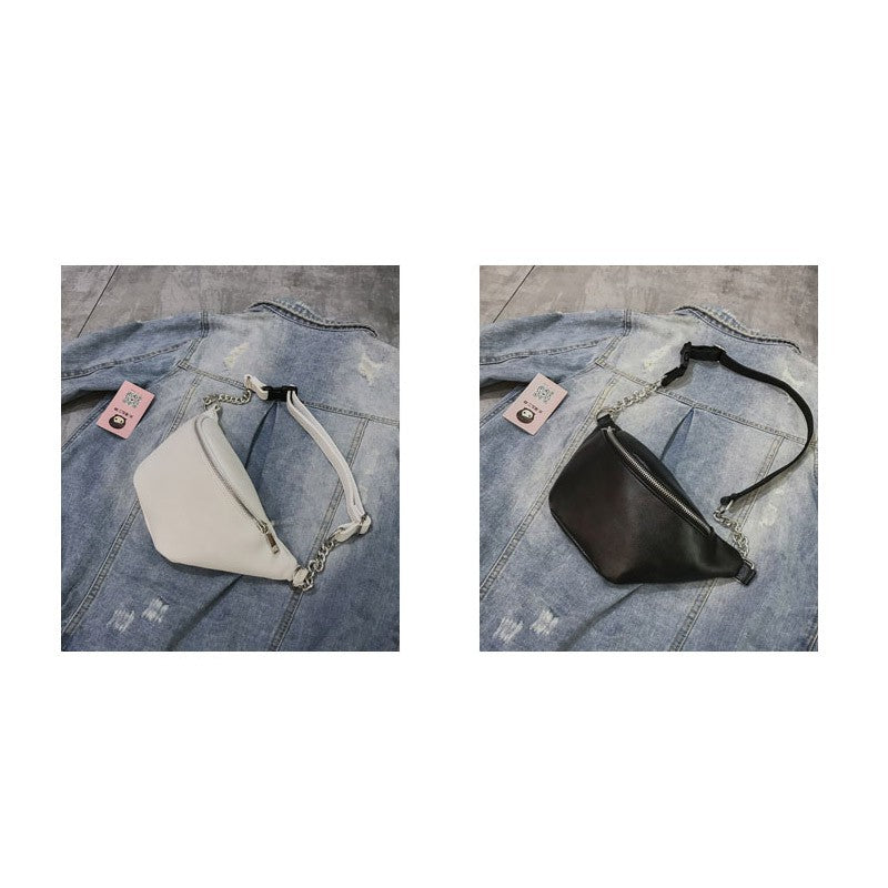 IELGY Summer new slant chic retro wild pockets chest bag