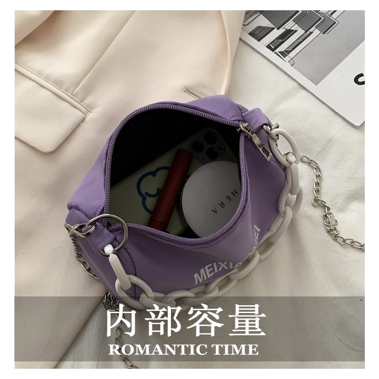 IELGY High sense of Internet celebrity summer casual letter street shooting bag tide wild one-shoulder messenger bag
