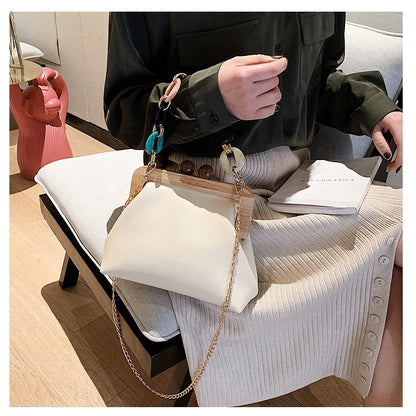 IELGY High-end casual bag Korean fashion simple retro wild one-shoulder messenger small square bag