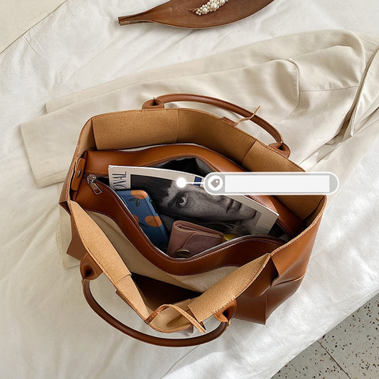 IELGY high-quality large-capacity bag women's fashion all-match shoulder bag portable tote bag