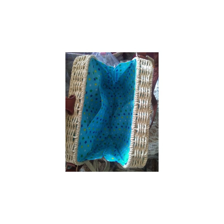 IELGY Straw bag vacation bag shoulder bag