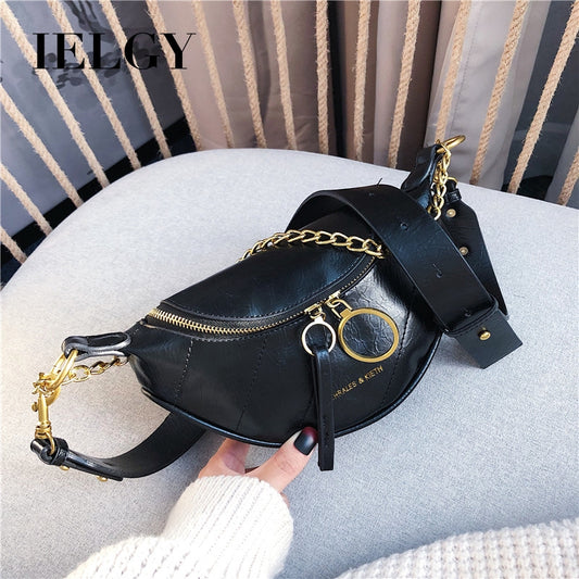 Ielgy 2020 spring and summer net red new versatile waist bag women's ins super hot fashion chest bag Single Shoulder Messenger fashion chain small bag