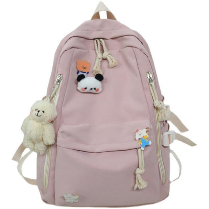 IELGY schoolbag female backpack Korean version large capacity cute all-match