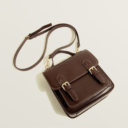 IELGY Japanese-Korean Messenger Bag Fashionable High-end Retro Shoulder Strap Adjustable