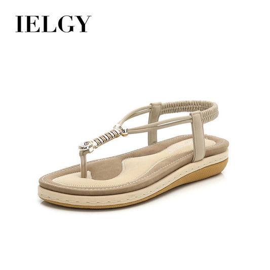 IELGY [Size36-41] large size sandals female sponge cake fashion fashion wild comfortable Roman shoes