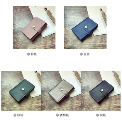 British wind retro 3 short paragraph small wallet card pack neutral fashion