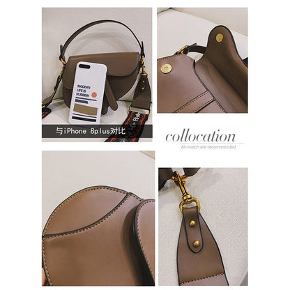 IELGY saddle bag wide shoulder strap cross bag