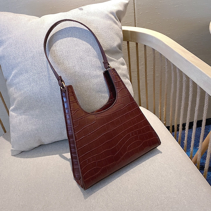 IELGY French niche bag Korean version of the classic vintage port style style fashion one-shoulder bag