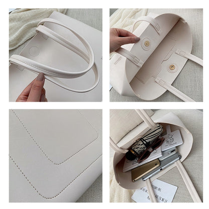 IELGY High quality, foreign style, large capacity, simple Korean version single shoulder bag, Messenger carrying Tote Bag