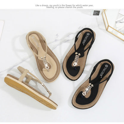 IELGY [Size36-41] large size sandals female sponge cake fashion fashion wild comfortable Roman shoes