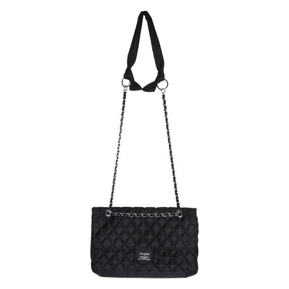 IELGY Women's Bags New Rhombus Large-capacity Nylon Bags Retro Chains Diagonal Shoulder Tote Bags