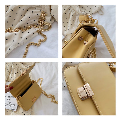 IELGY Premium Slant Bag Simple Chain One Shoulder Bag