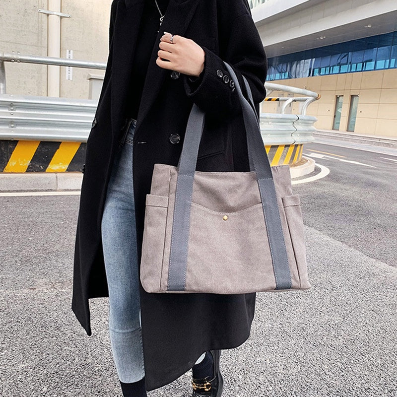 IELGY travel city simple tote bag canvas