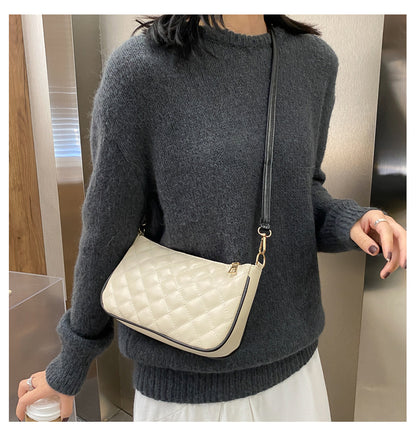 IELGY Women's bag fashion Simple underarm bag square bag casual solid color all-matchin one shoulder crossbody