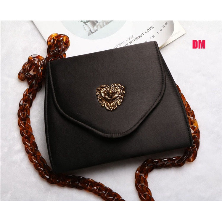 IELGY big fish bone acrylic chain resin chain female bag shoulder strap