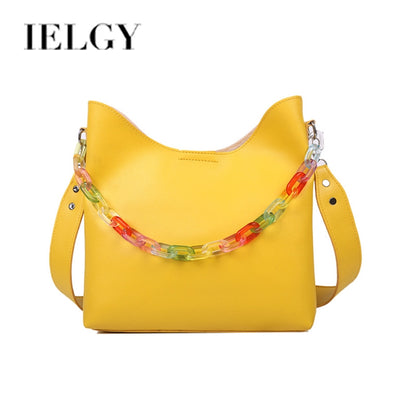 IELGY Popular bags women's large capacity shoulder bags tide chic chain messenger bag