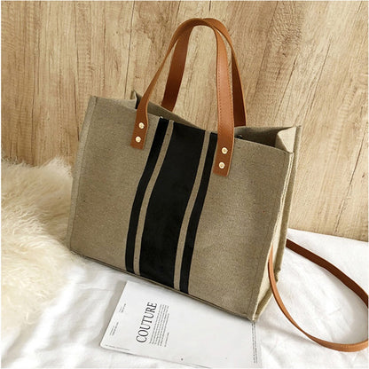 IELGY Korean style single-shoulder canvas art small fresh female bag