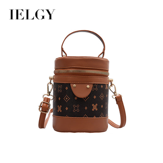 IELGY small bag female wild fashion western style portable bucket bag Korean casual temperament shoulder bag