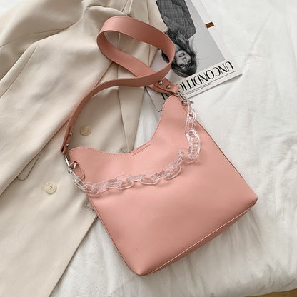 IELGY Popular bags women's large capacity shoulder bags tide chic chain messenger bag