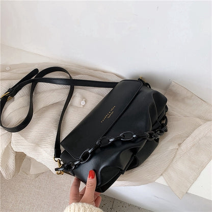 IELGY new tide korean version 100 lap oblique satchel yangqi fashion cloud bag