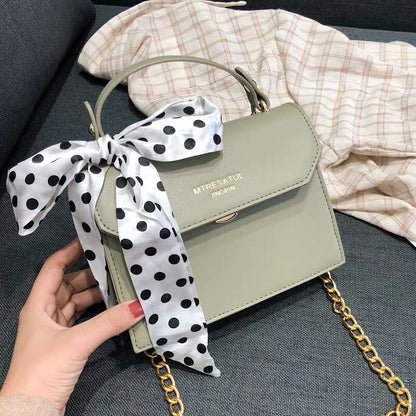 IELGY scarf tie bag handle scarf small ribbon decorative scarf with women