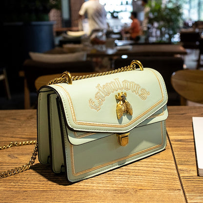 IELGY Bee handbags new fashion chain bag retro Messenger bag