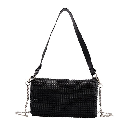 IELGY Diamond bucket bag Korean crossbody shoulder bag fashion chain dinner bag