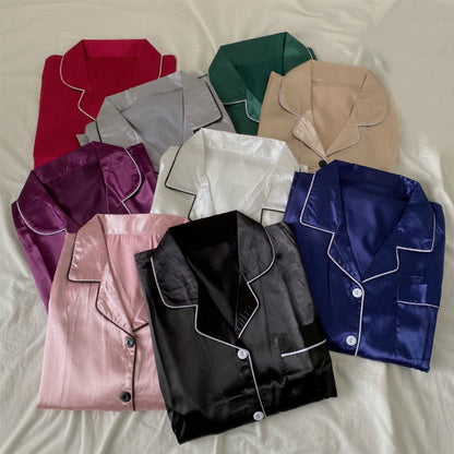 IELGY Summer ice silk exotic pajamas set