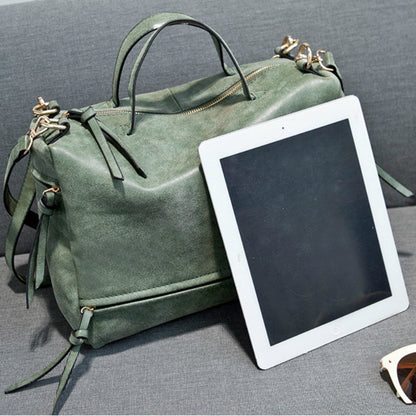IELGY Handbag shoulder bag scrub machine bag retro diagonal big bag lady