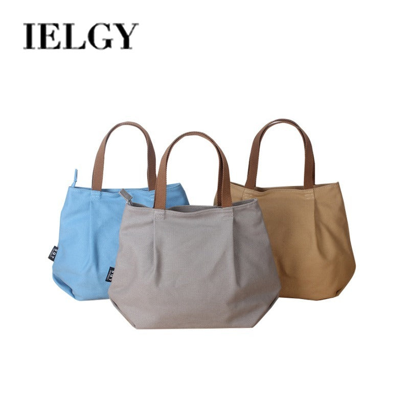 IELGY Original art canvas bag ladies hand bag handmade cloth bag