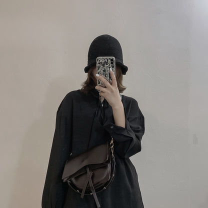 IELGY High quality multi-function horseshoe handbag shoulder bag