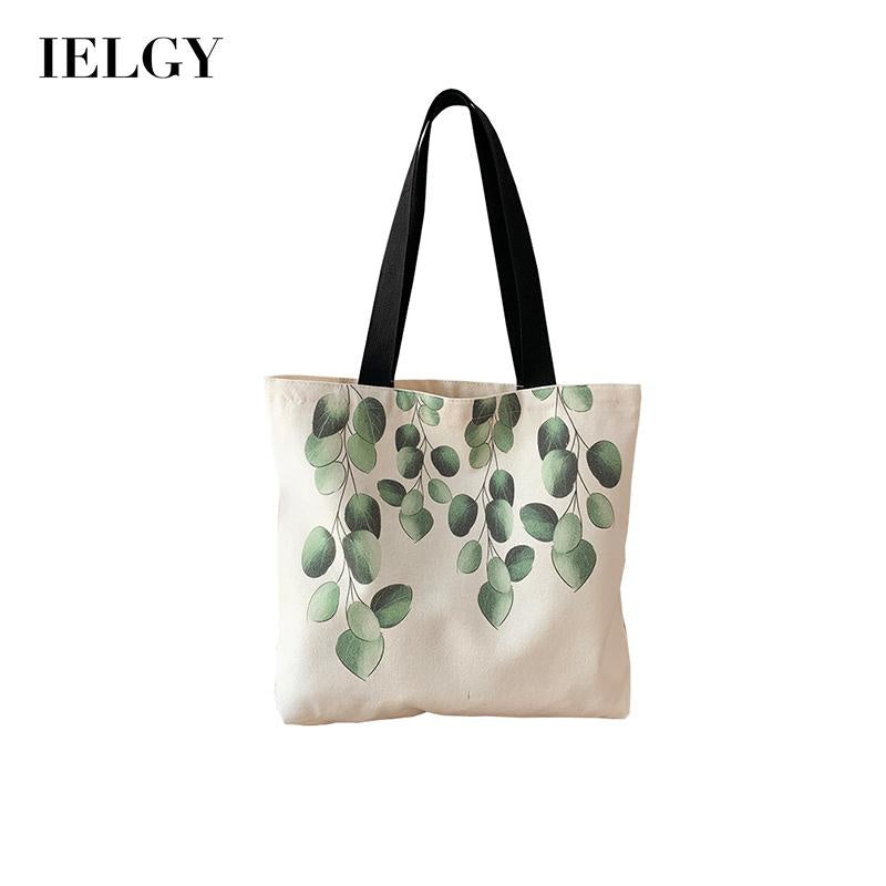 IELGY original women's single shoulder Japanese Harajuku small fresh canvas bag