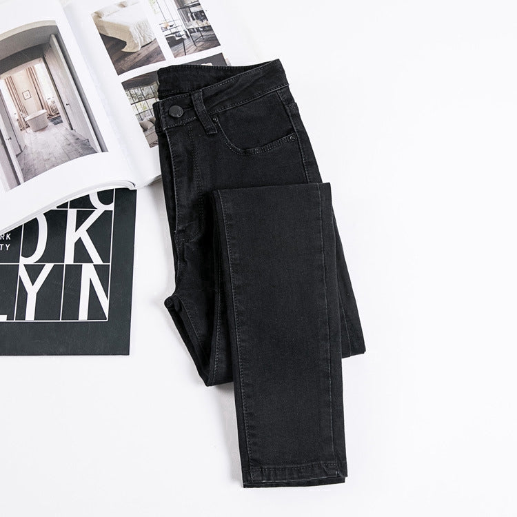 IELGY High waist jeans women's trousers large size pants