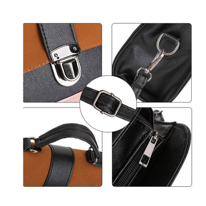 IELGY Shoulder bag matte hit color shoulder bag
