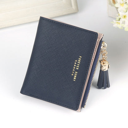 IELGY Korean Short Wallet Mini Ladies Wallet