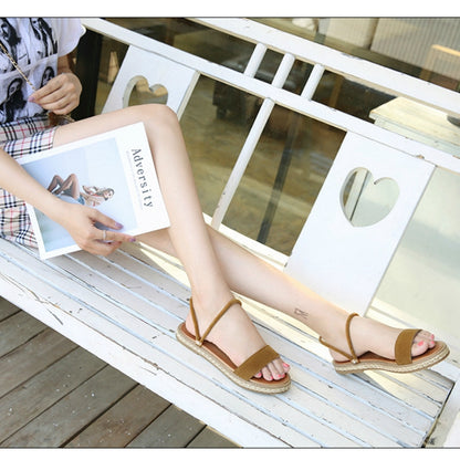 IELGY large size wild sandals comfortable fashion round head casual shoes