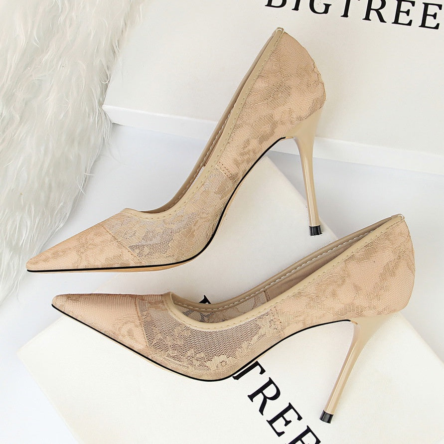 IELGY Women's High Heels Wedding Shoes Stiletto Shoes