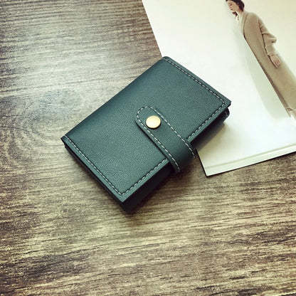 British wind retro 3 short paragraph small wallet card pack neutral fashion