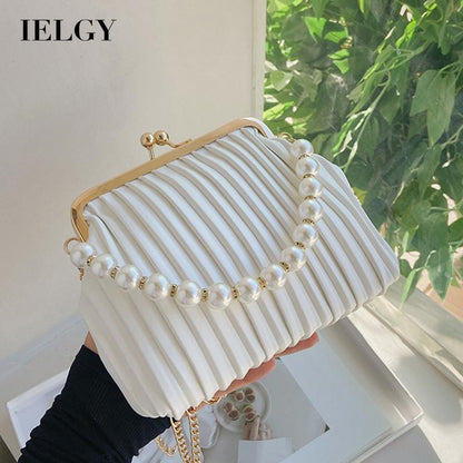 IELGY Ladies Fashion Personality Chain Messenger Bag