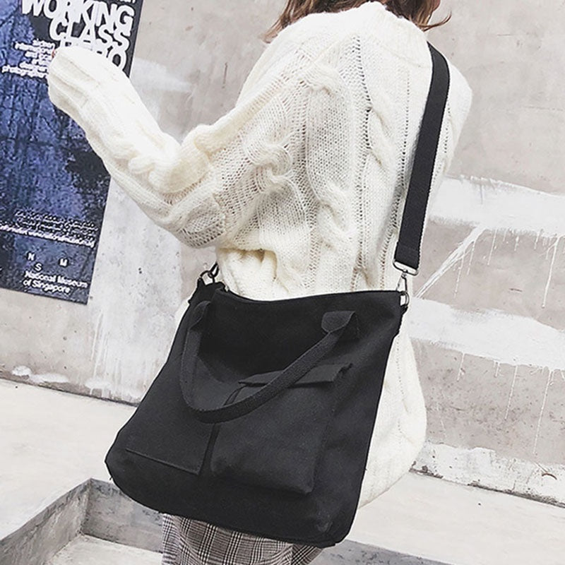 IELGY Ladies casual fashion large capacity canvas shoulder bag