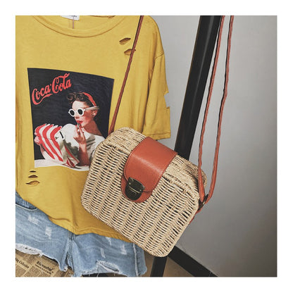 IELGY Mini Square Retro Beach Bag Messenger Bag