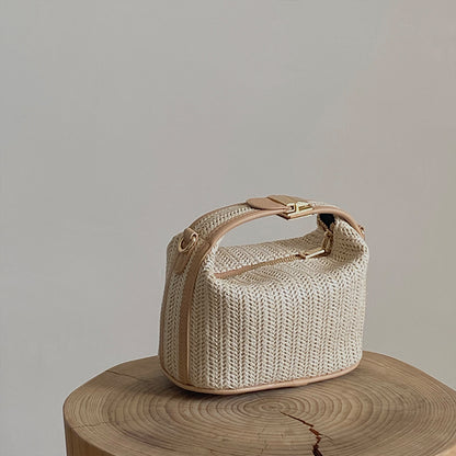 IELGY Straw handbag fashion hand bag female bag tide all-match one-shoulder diagonal bag