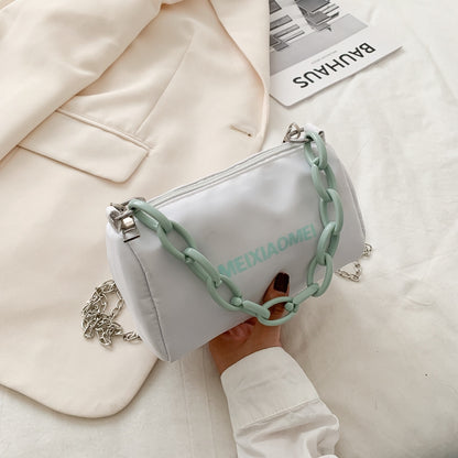 IELGY High sense of Internet celebrity summer casual letter street shooting bag tide wild one-shoulder messenger bag