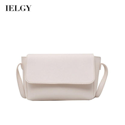 IELGY Solid color Casual All-match All-match Women's bag Trendy Black One shoulder Korean version Crossbody