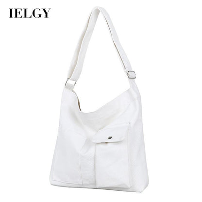 IELGY simple pocket canvas messenger bag for class
